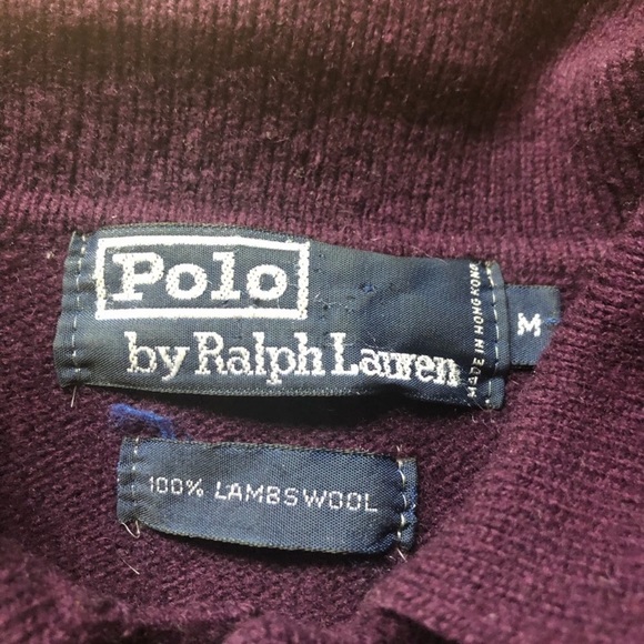 ⬇️85 Polo by Ralph Lauren Lamb’s Wool Sweater m - Picture 3 of 4